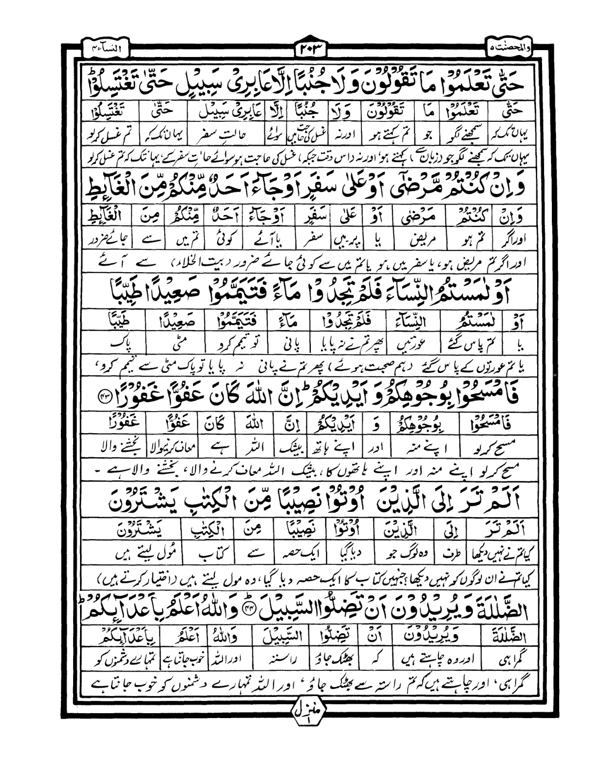 Quran Urdu Parah 5 Page 9
