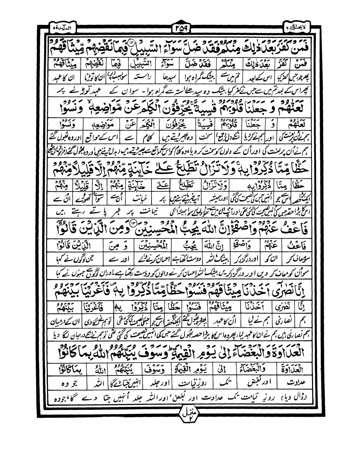 Quran Urdu Parah 6 Page 18