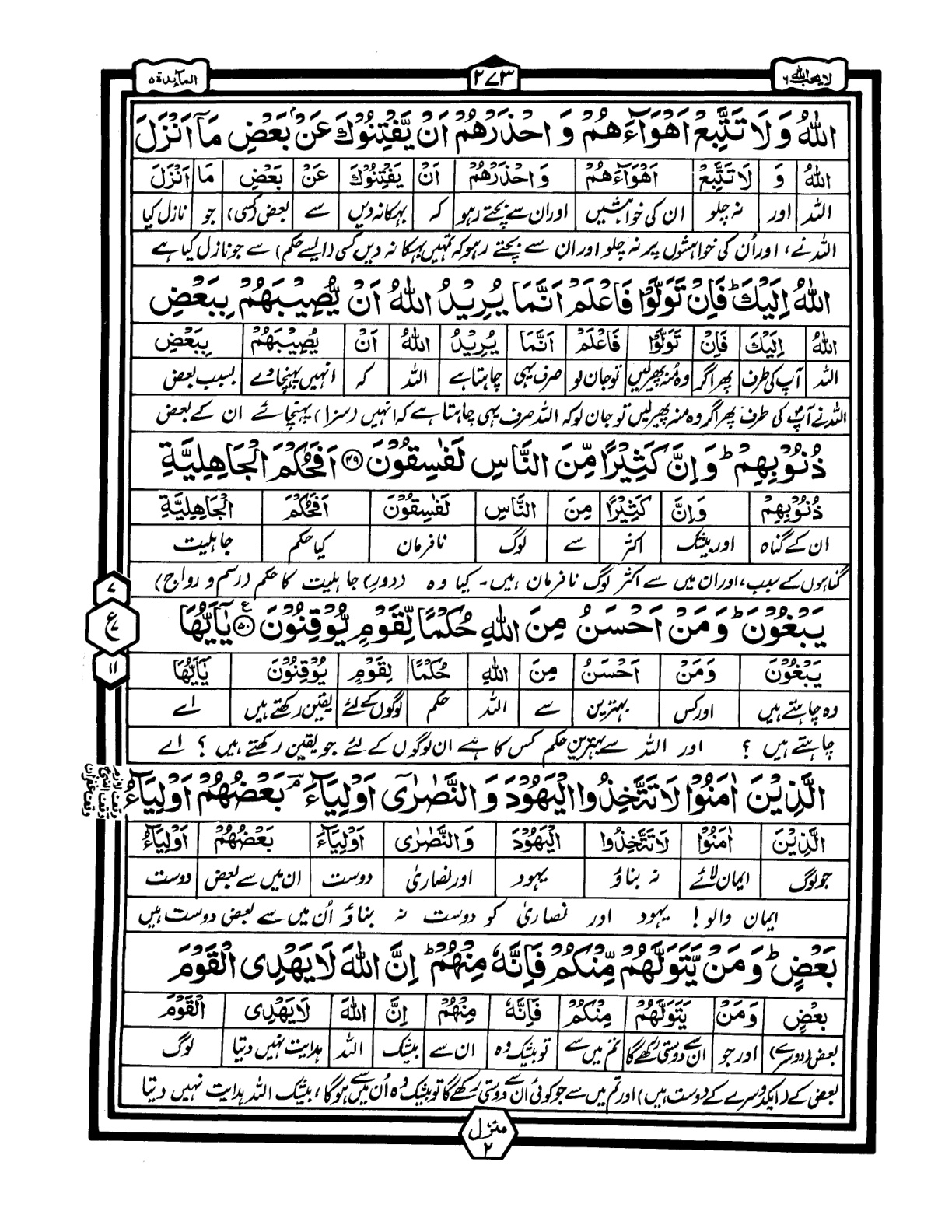 Quran Urdu Parah 6 Page 32