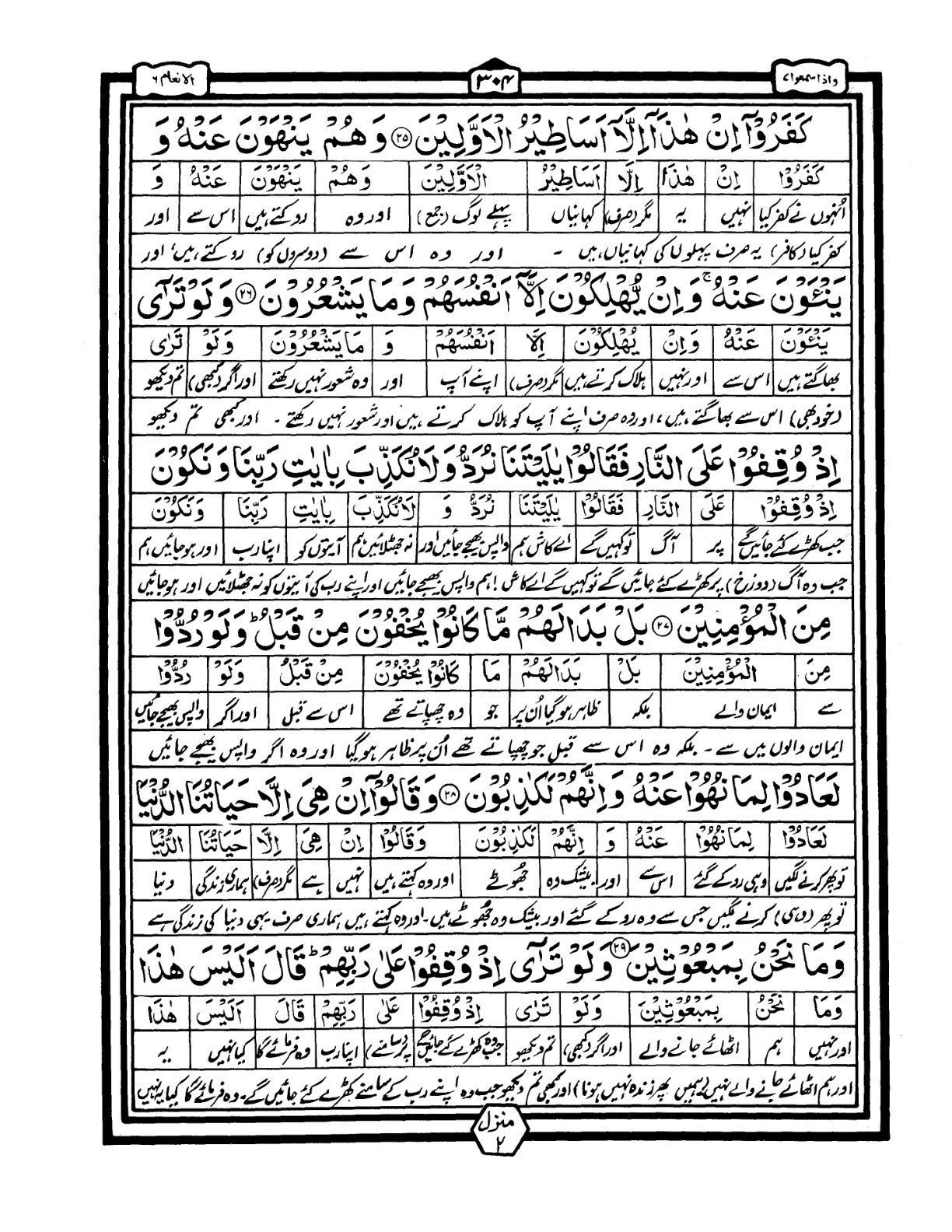 Quran Urdu Parah 7 Page 20