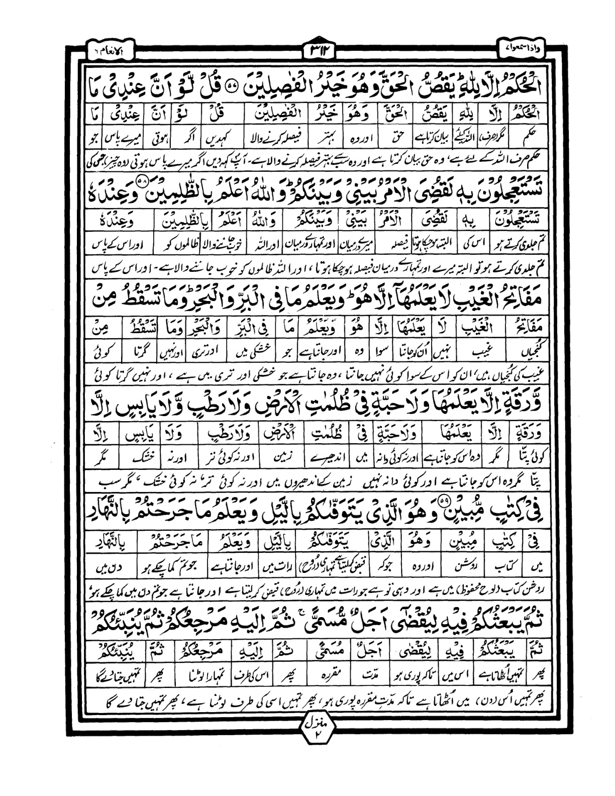 Quran Urdu Parah 7 Page 28