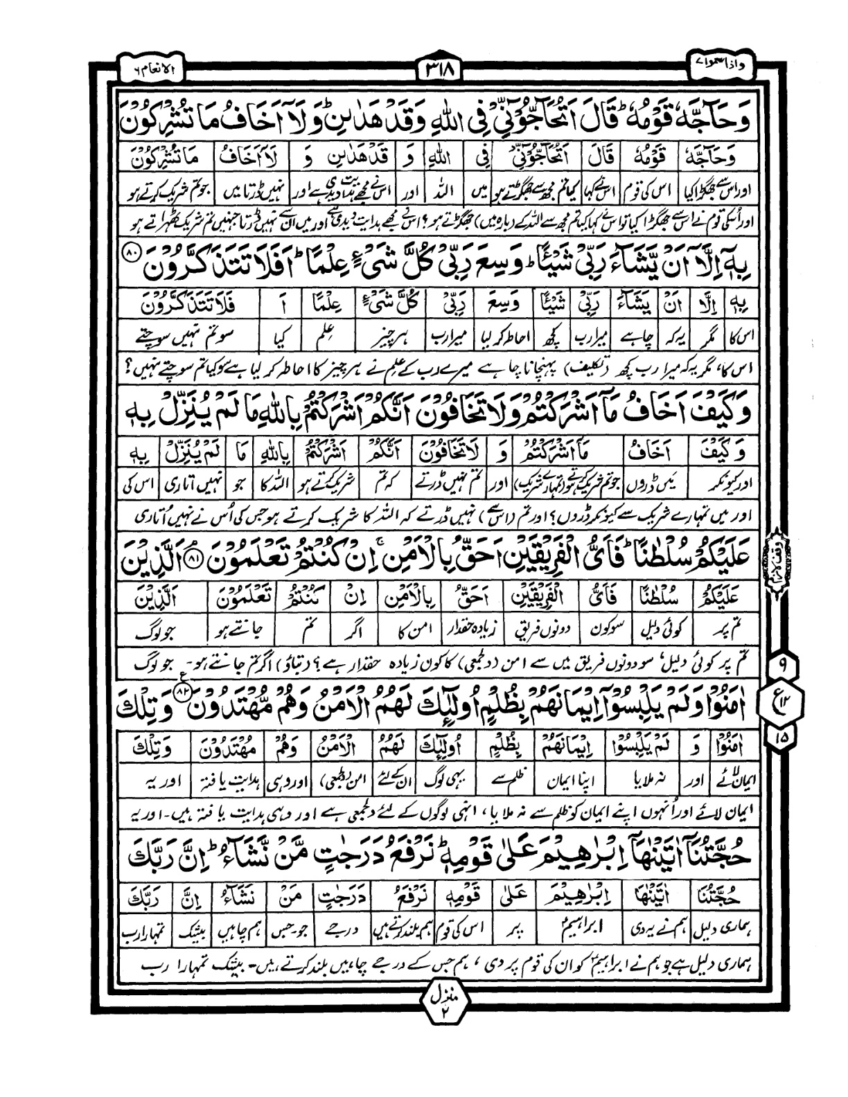 Quran Urdu Parah 7 Page 34