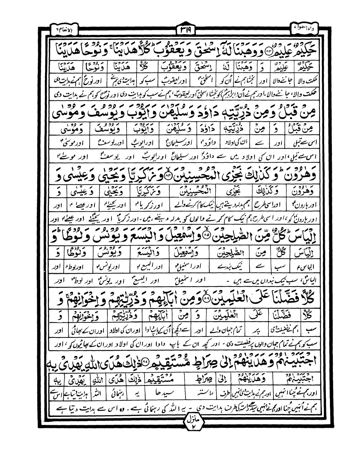 Quran Urdu Parah 7 Page 35