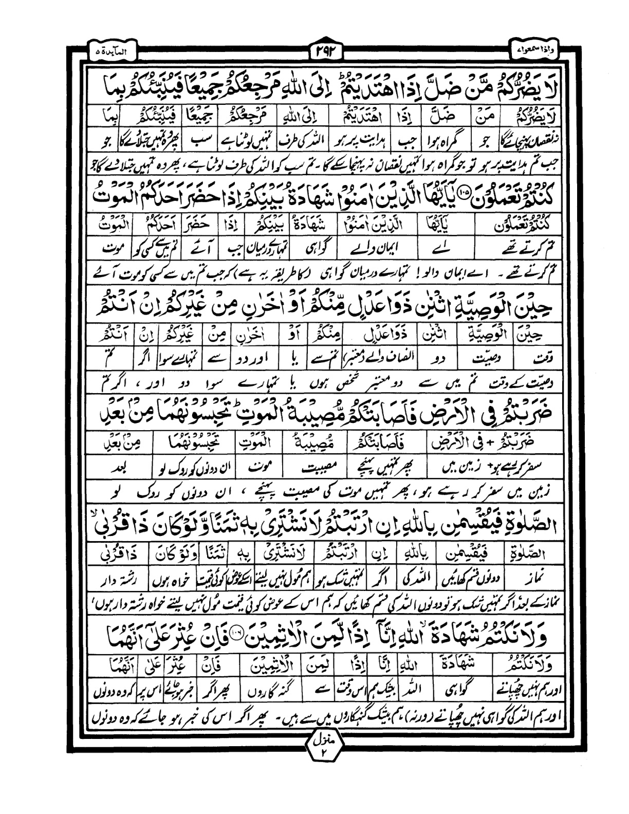 Quran Urdu Parah 7 Page 8
