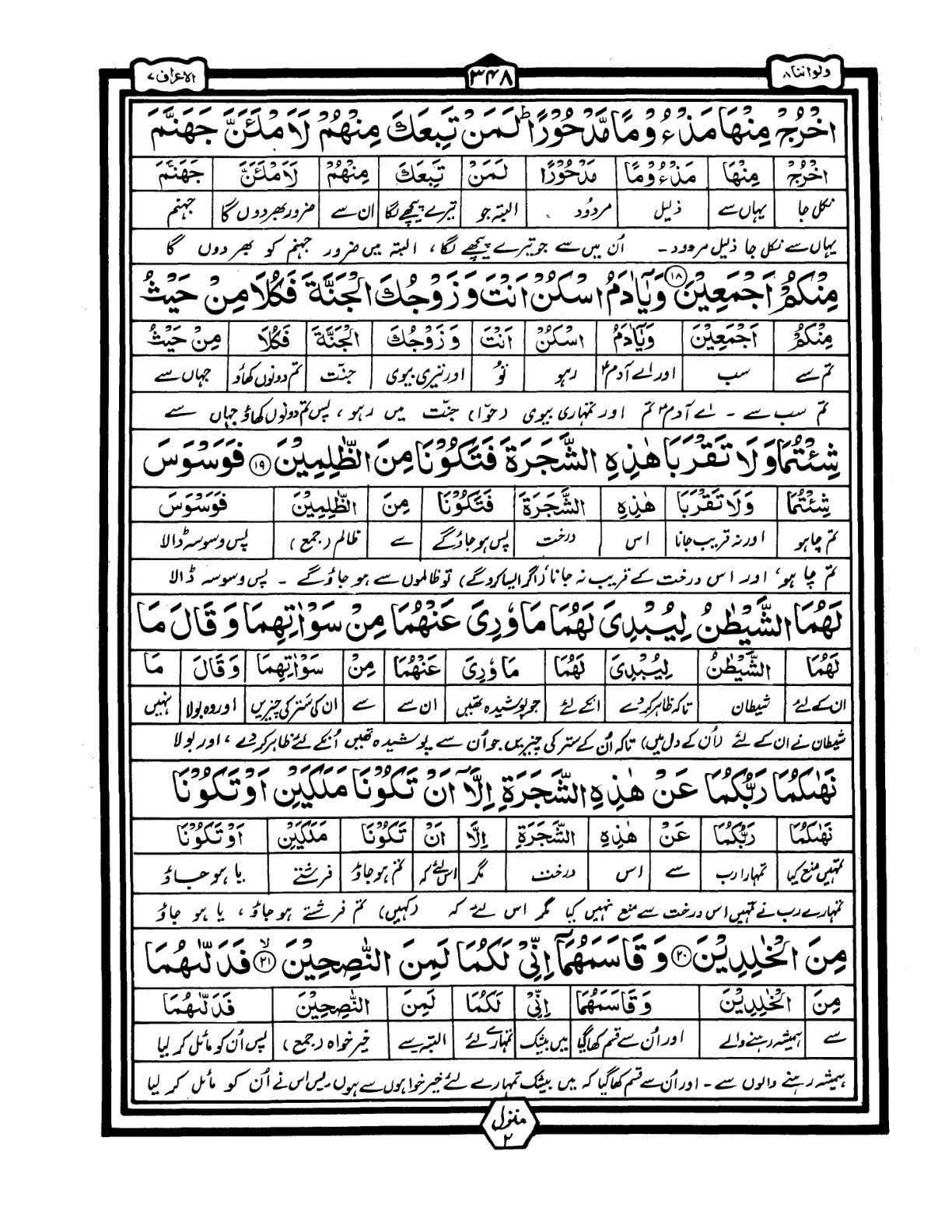 Quran Urdu Parah 8 Page 22
