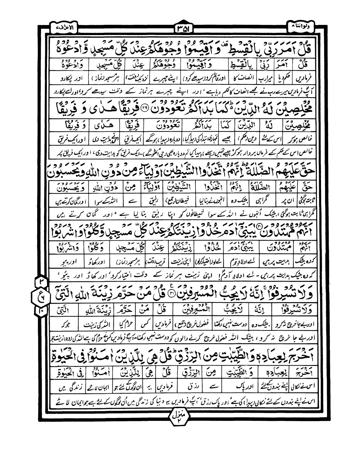 Quran Urdu Parah 8 Page 25