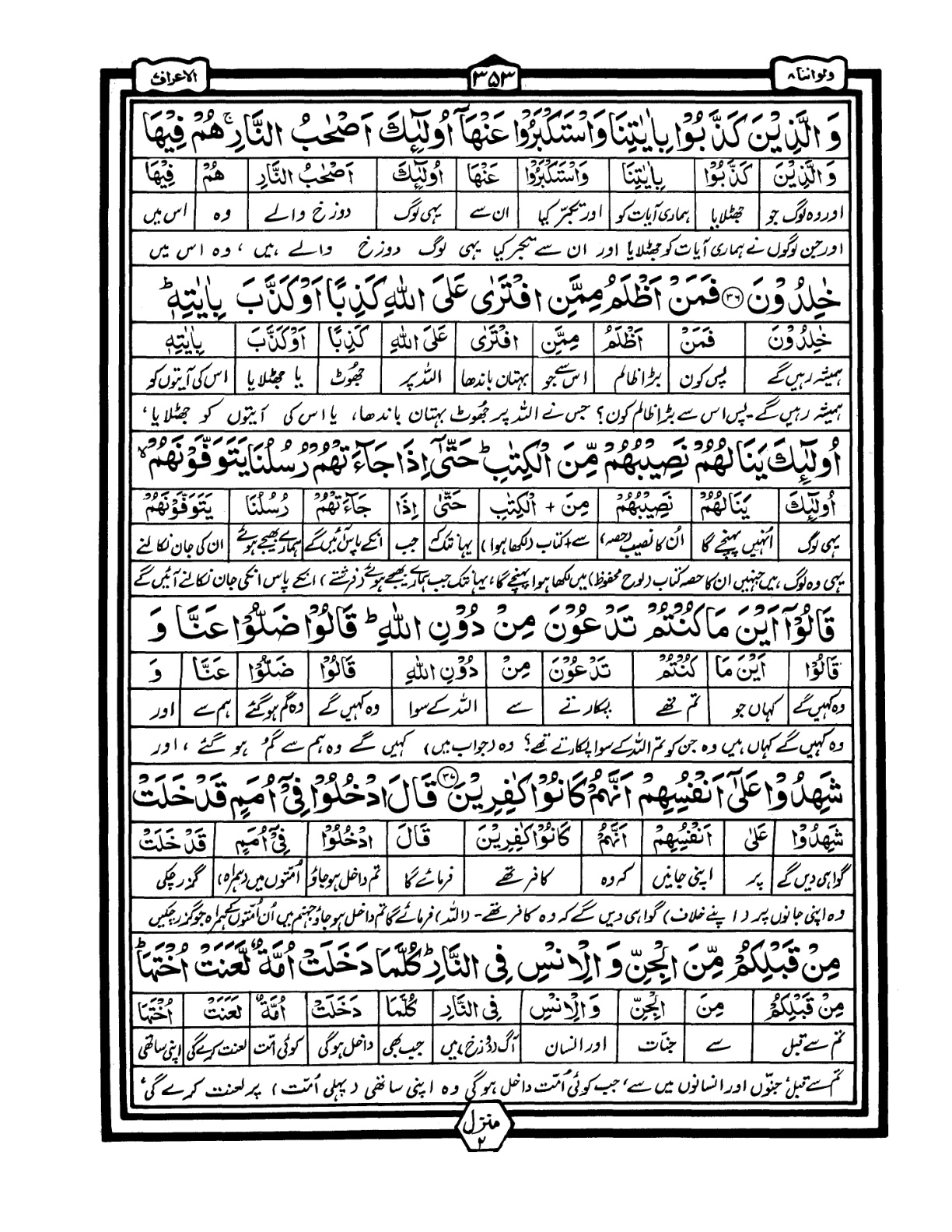 Quran Urdu Parah 8 Page 27