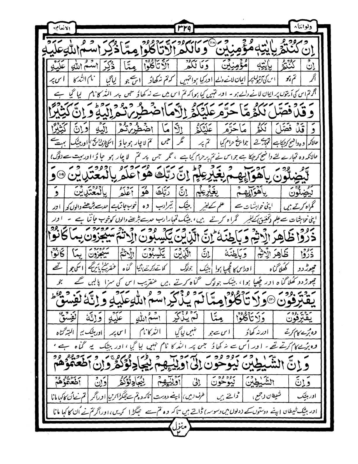 Quran Urdu Parah 8 Page 3