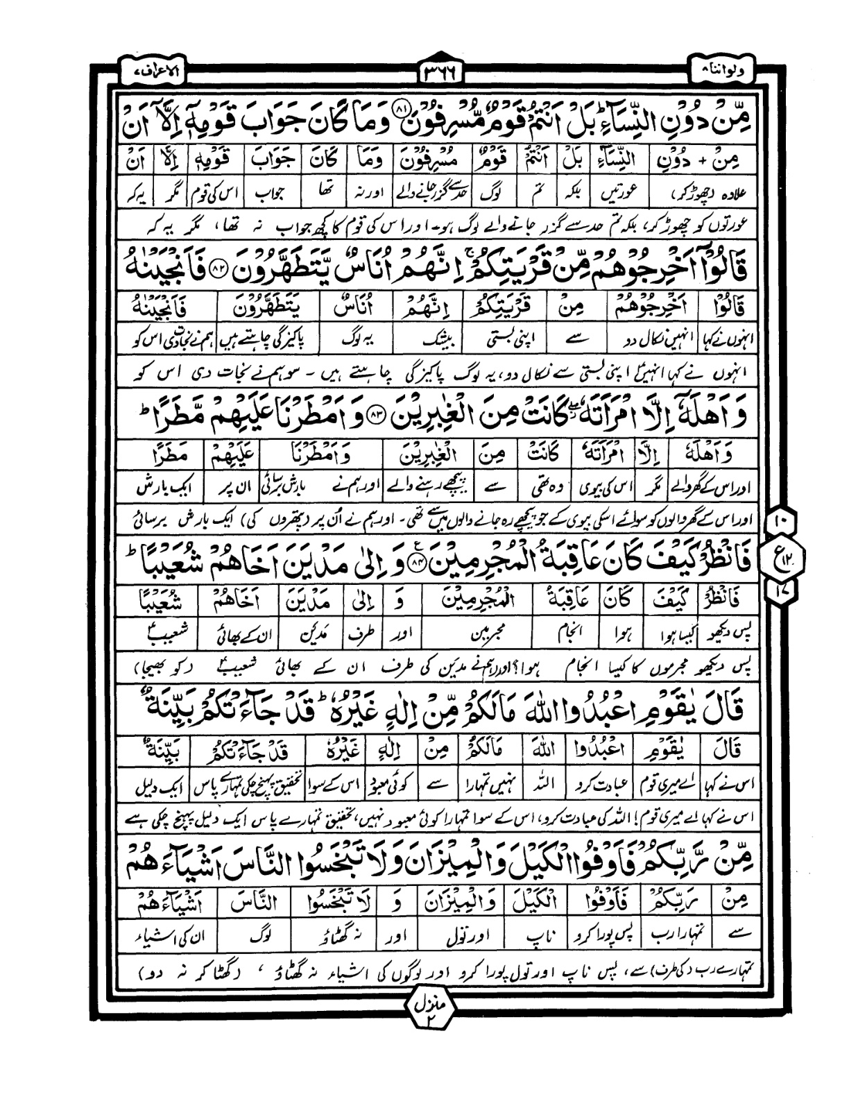 Quran Urdu Parah 8 Page 40