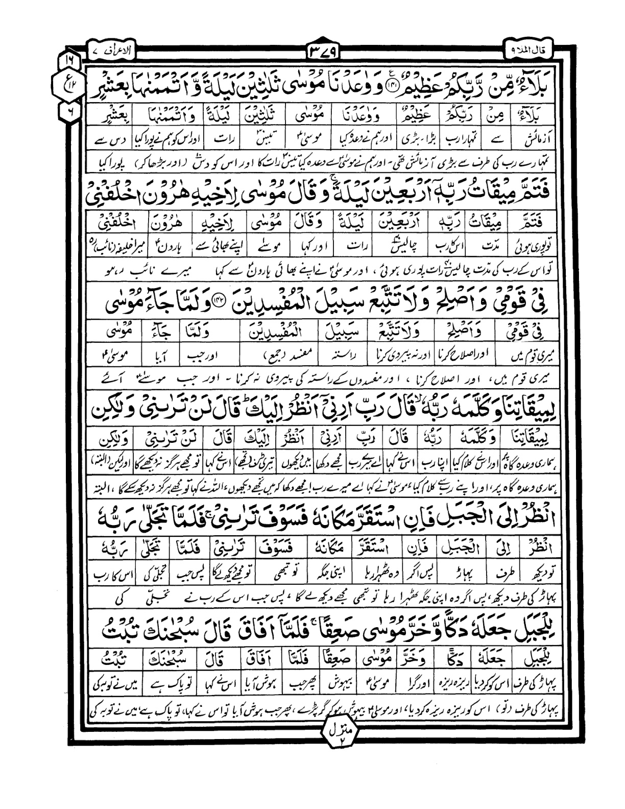 Quran Urdu Parah 9 Page 12