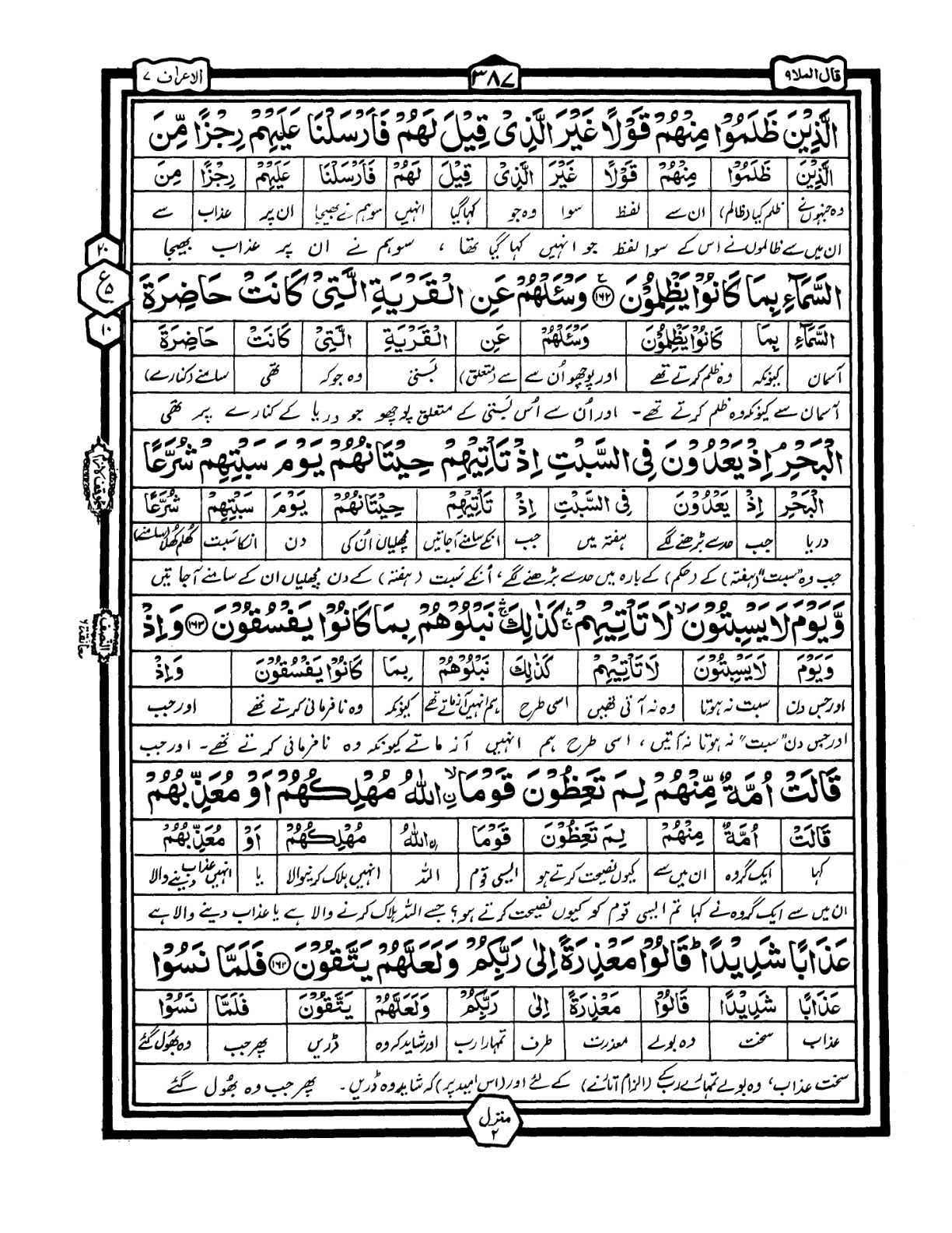 Quran Urdu Parah 9 Page 20