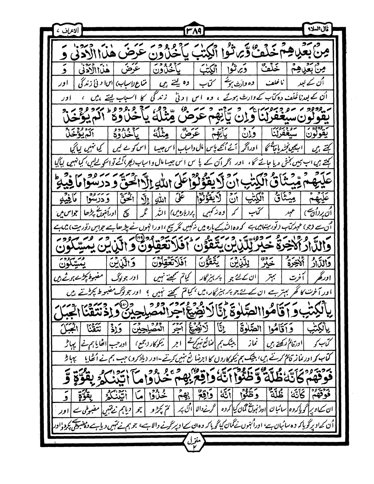 Quran Urdu Parah 9 Page 22