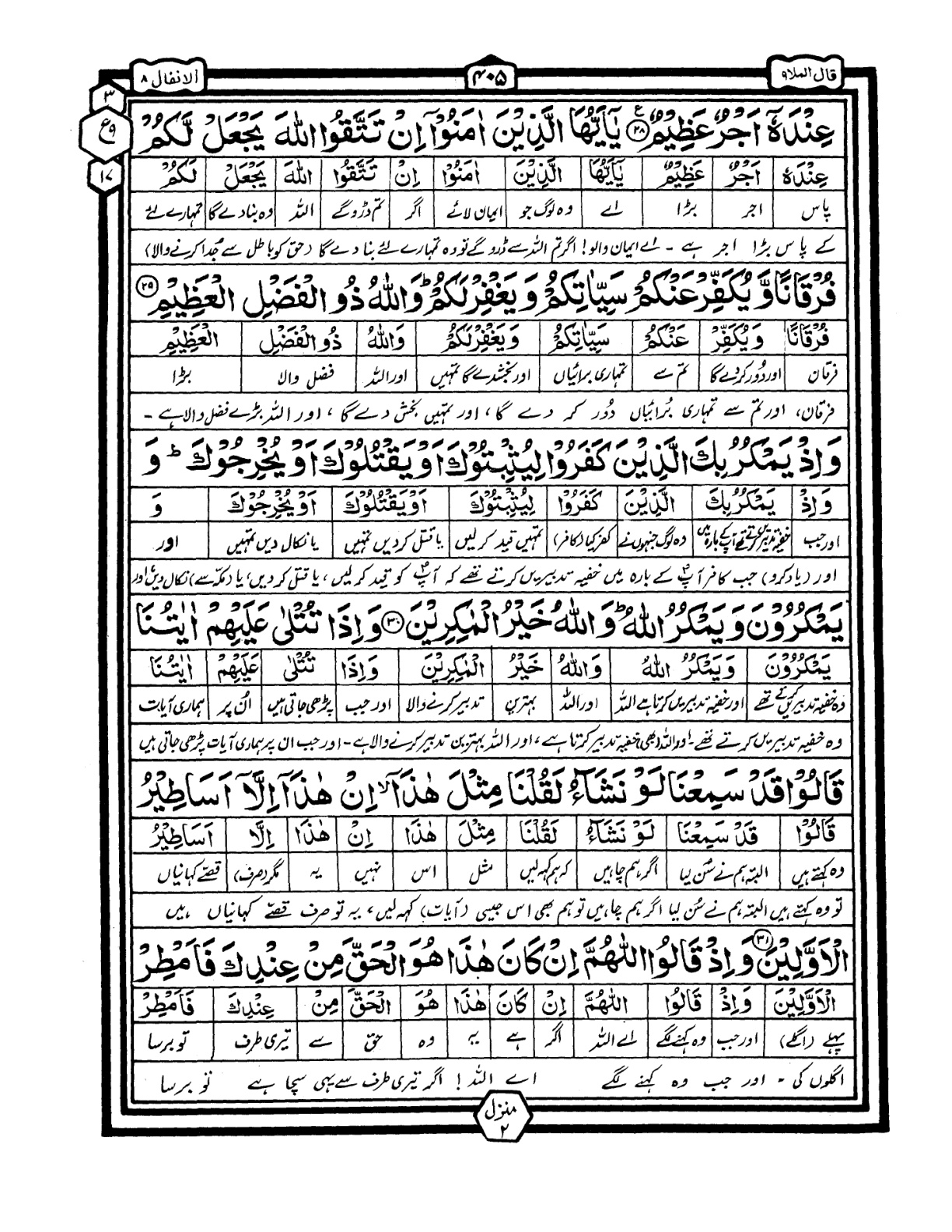 Quran Urdu Parah 9 Page 38